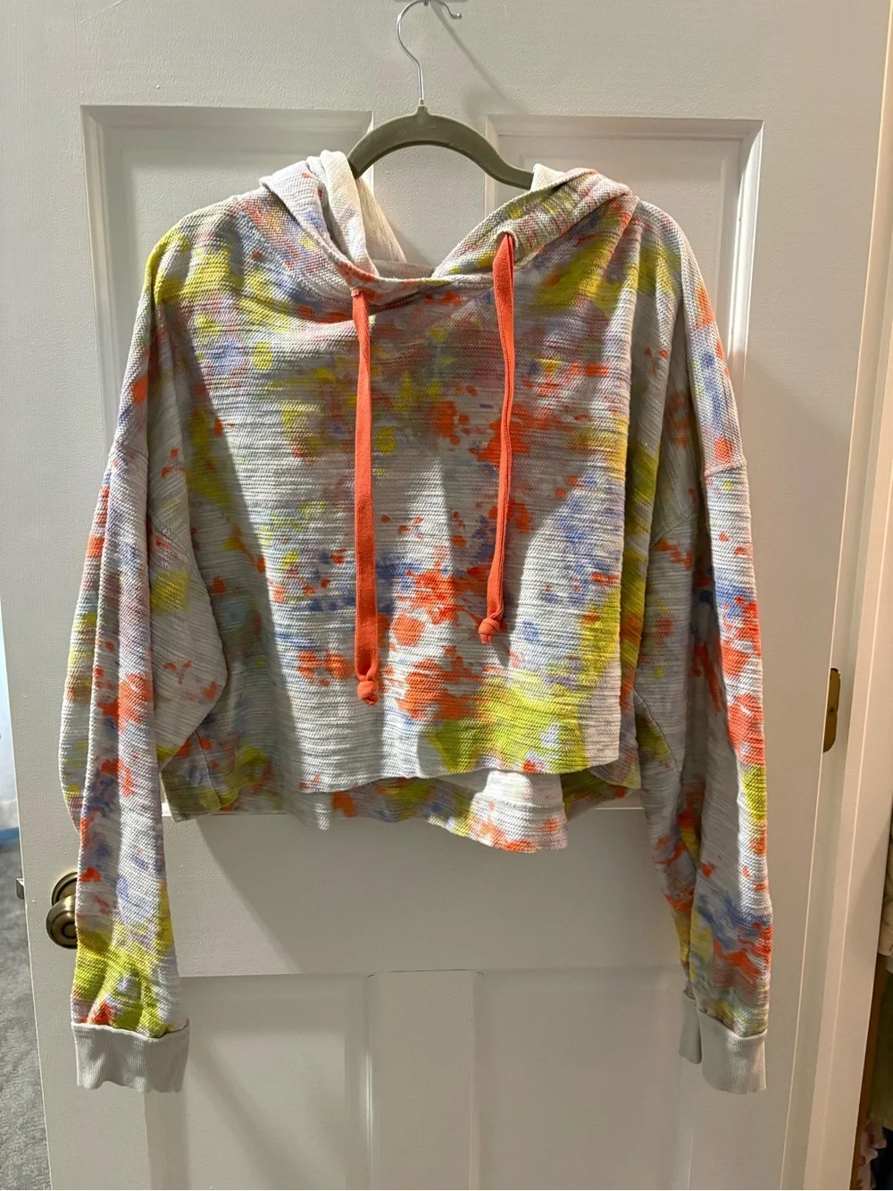 Free people cropped hoodie